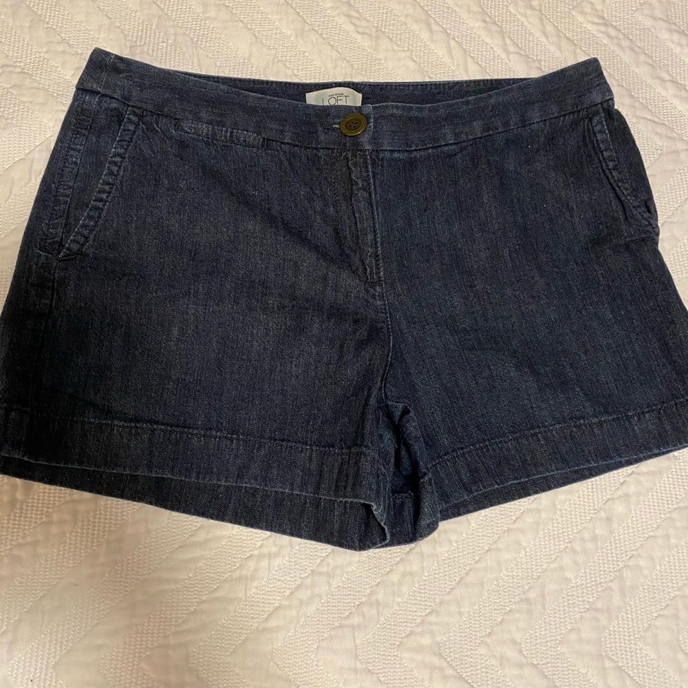 Loft jean shorts